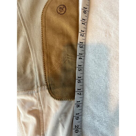 Ovation Beige Equestrian Riding Breeches Size 28L 56e - Picture 7 of 9
